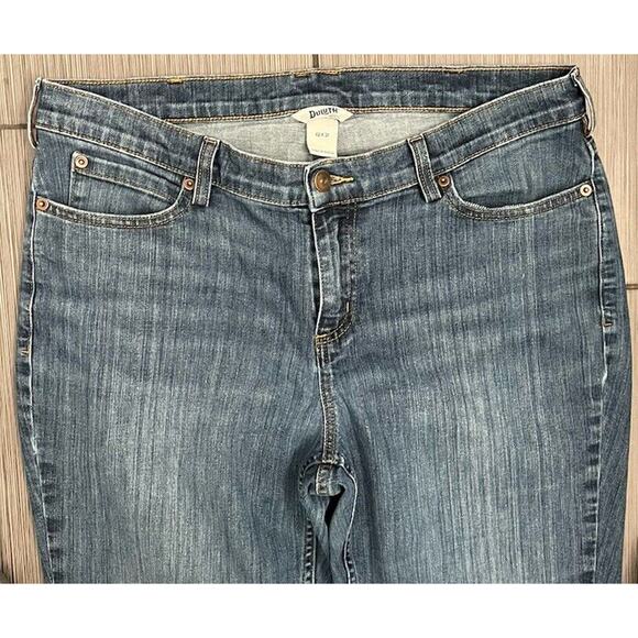 Duluth Trading Co. Womens Straight Leg Medium Wash Jeans Size 12x31 - Picture 2 of 6